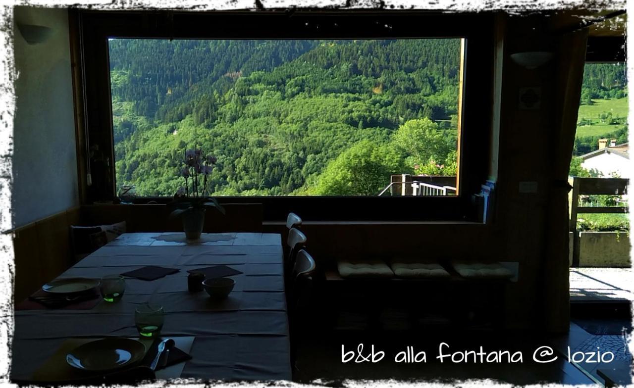 B&B Alla Fontana Lozio Eksteriør billede